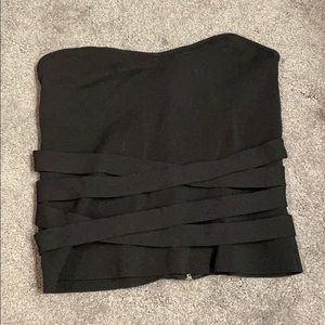 Tube top corset strapless